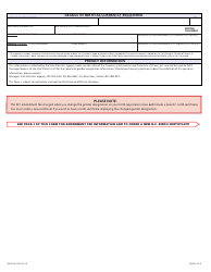 Form VSA509C Application for Change of Gender Designation (Minors Aged Under 12 Years) - Changing B.c. Birth Certificate/Registration - British Columbia, Canada, Page 4