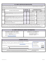 Form VSA509C Application for Change of Gender Designation (Minors Aged Under 12 Years) - Changing B.c. Birth Certificate/Registration - British Columbia, Canada, Page 5