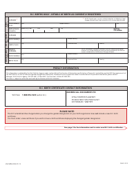 Form VSA509A Application for Change of Gender Designation (Adults and Minors Aged 12 Years and Older) - Changing B.c. Birth Certificate/Registration - British Columbia, Canada, Page 4
