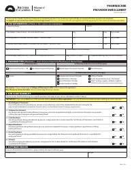 Document preview: Form HLTH5432 Pharmacare Provider Enrollment - British Columbia, Canada