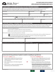 Form HLTH3497 Application for Pharmacare Plan G - British Columbia, Canada, Page 2