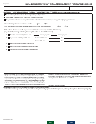 Form HLTH5385 Pharmacare Special Authority Request - Natalizumab (Tysabri) for Multiple Sclerosis - British Columbia, Canada, Page 2
