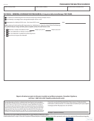 Form HLTH5394 Pharmacare Special Authority Request - Fingolimod for Multiple Sclerosis - British Columbia, Canada, Page 2