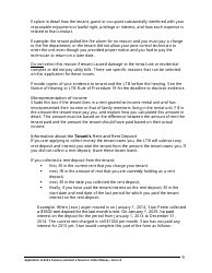 Instructions for Form L2 Application to End a Tenancy and Evict a Tenant or Collect Money - Ontario, Canada, Page 10