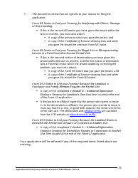 Instructions for Form L2 Application to End a Tenancy and Evict a Tenant or Collect Money - Ontario, Canada, Page 17