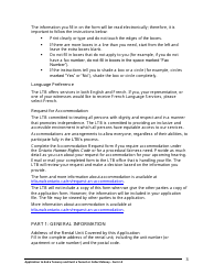 Instructions for Form L2 Application to End a Tenancy and Evict a Tenant or Collect Money - Ontario, Canada, Page 4