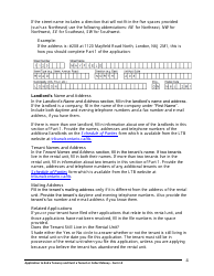 Instructions for Form L2 Application to End a Tenancy and Evict a Tenant or Collect Money - Ontario, Canada, Page 5