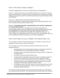 Instructions for Form L2 Application to End a Tenancy and Evict a Tenant or Collect Money - Ontario, Canada, Page 6