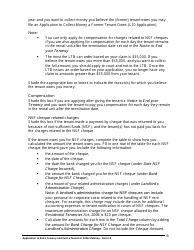 Instructions for Form L2 Application to End a Tenancy and Evict a Tenant or Collect Money - Ontario, Canada, Page 7