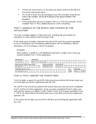 Instructions for Form L1 Application to Evict a Tenant for Non-payment of Rent and to Collect Rent the Tenant Owes - Ontario, Canada, Page 3
