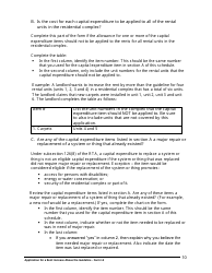 Instructions for Form L5 Application for a Rent Increase Above the Guideline Order - Ontario, Canada, Page 11