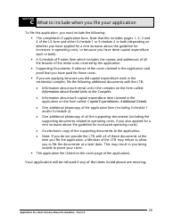 Instructions for Form L5 Application for a Rent Increase Above the Guideline Order - Ontario, Canada, Page 19