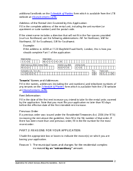 Instructions for Form L5 Application for a Rent Increase Above the Guideline Order - Ontario, Canada, Page 3
