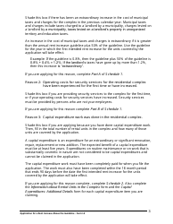 Instructions for Form L5 Application for a Rent Increase Above the Guideline Order - Ontario, Canada, Page 4
