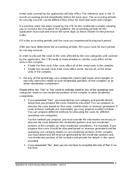 Instructions for Form L5 Application for a Rent Increase Above the Guideline Order - Ontario, Canada, Page 7