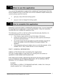 Instructions for Form L8 Application Because the Tenant Changed the Locks - Ontario, Canada, Page 2