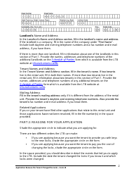 Instructions for Form L8 Application Because the Tenant Changed the Locks - Ontario, Canada, Page 3