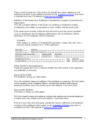 Instructions for Form A1 Application About Whether the Act Applies - Ontario, Canada, Page 3