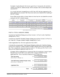 Instructions for Form L9 Application to Collect Rent the Tenant Owes - Ontario, Canada, Page 6