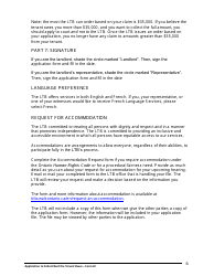 Instructions for Form L9 Application to Collect Rent the Tenant Owes - Ontario, Canada, Page 7