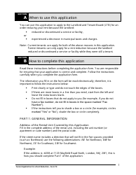 Instructions for Form T3 Tenant Application for a Rent Reduction - Ontario, Canada, Page 2