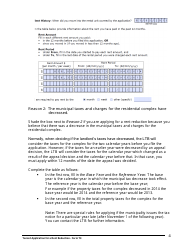Instructions for Form T3 Tenant Application for a Rent Reduction - Ontario, Canada, Page 5