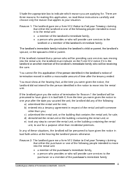 Instructions for Form T5 Landlord Gave a Notice of Termination in Bad Faith - Ontario, Canada, Page 5