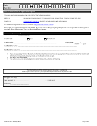 Form ARB-COTA5 City of Toronto Act Application/Appeal - Limits on Traditional Municipal Taxes - Ontario, Canada, Page 6