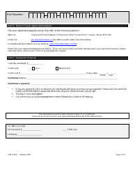 Form ARB-COTA1 City of Toronto Act Application/Appeal - Apportionment - Ontario, Canada, Page 7