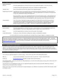 Form ARB-M6 Municipal Act Application/Appeal - Limitation of Taxes - Ontario, Canada, Page 2