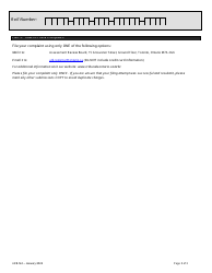 Form ARB-M4 Municipal Act Complaint - Vacant Unit Rebate - Ontario, Canada, Page 6