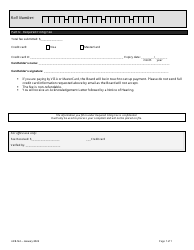 Form ARB-M4 Municipal Act Complaint - Vacant Unit Rebate - Ontario, Canada, Page 7