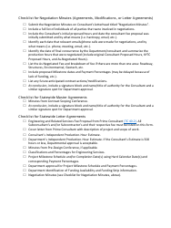 Fee Proposal Checklists for Agreements, Modifications and Statewides - Kentucky, Page 2