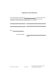 Form CC9:94 Court Reporting Personnel or Clerk Certification of No Record - Nebraska, Page 2