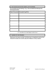 Form CH6ART14 Appendix 9 Guardian Ad Litem Report - Nebraska, Page 3