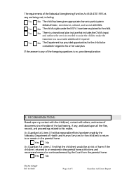 Form CH6ART14 Appendix 9 Guardian Ad Litem Report - Nebraska, Page 4