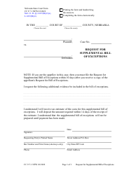 Form CC9:7 Download Fillable PDF or Fill Online Request for Bill of ...