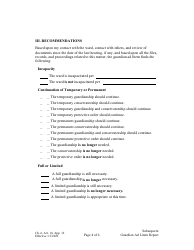 Form CH6ART14APP12 Subsequent Guardian Ad Litem Report in a Guardianship, Conservatorship, Protective, or Probate Proceeding - Nebraska, Page 4