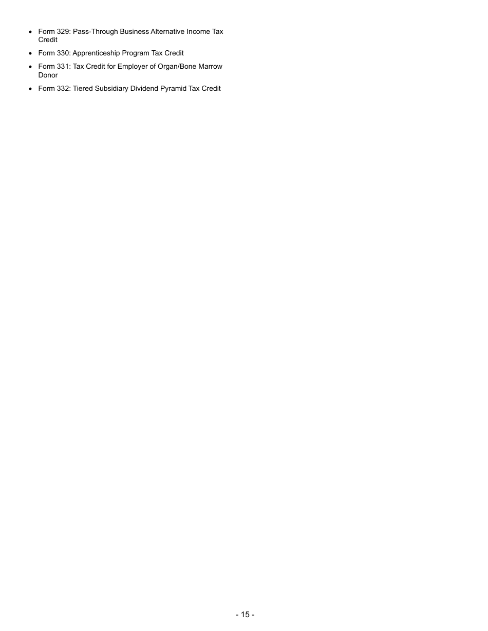 Instructions for Form BFC-1 Banking and Financial Business Tax Return - New Jersey, Page 15