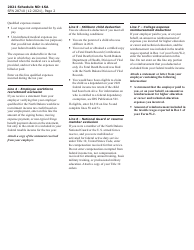 Form SFN28710 Schedule ND-1SA Statutory Adjustments - North Dakota, Page 2