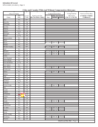 Form SFN21948 Schedule ST-LOCAL Local Sales, Use &amp; Gross Receipts Taxes - North Dakota, Page 3