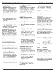 Instructions for Form SFN28706 Schedule RZ Renaissance Zone Income Exemption and Tax Credits - North Dakota, Page 4