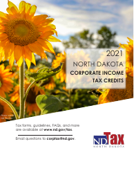 Instructions for Form 40, SFN28740 Schedule TC Corporate Income Tax Credits - North Dakota