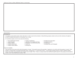 Property Record - Residential - North Dakota, Page 3