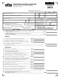Form ND-1 (SFN28702) Individual Income Tax Return - North Dakota
