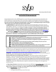 Instructions for Public Accomodation Design Assessment Permit Application - Nevada