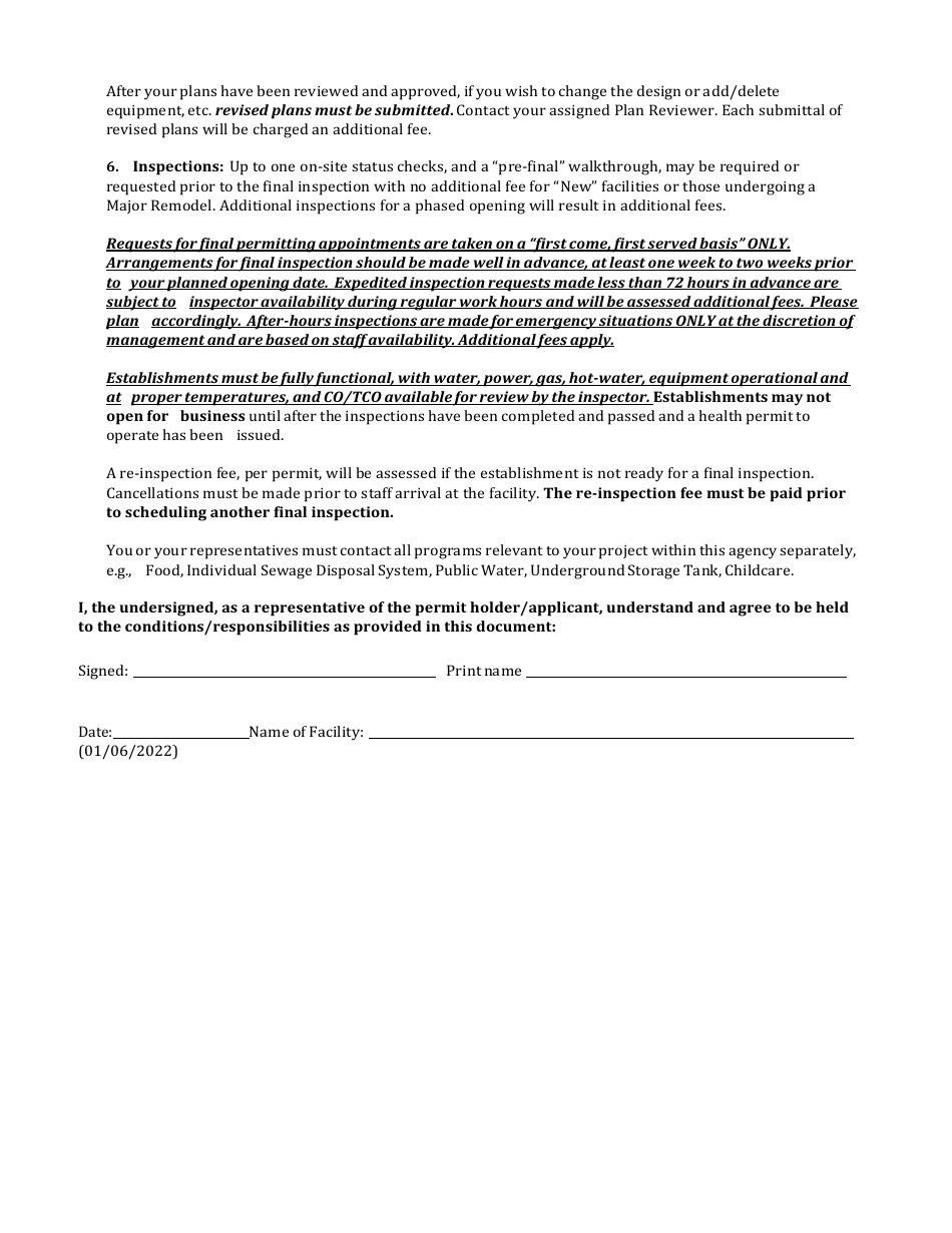 Instructions for Public Accomodation Design Assessment Permit Application - Nevada, Page 3