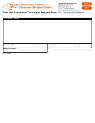 Time and Attendance Transaction Request Form - New York, Page 2