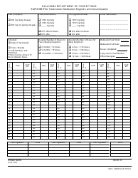 Document preview: Form OP-140301G RMP/Emb/Pza Tuberculosis Medication Regimen and Documentation - Oklahoma