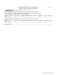 Form OP-140114A Medical/Mental Health Screening - Oklahoma, Page 3